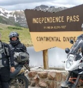 High altitude sickness prevention, motorcycles on independence pass Colorado