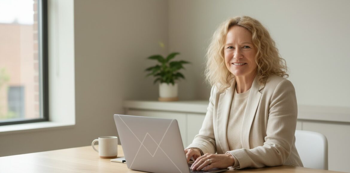 Start here with dr. keri at her desk